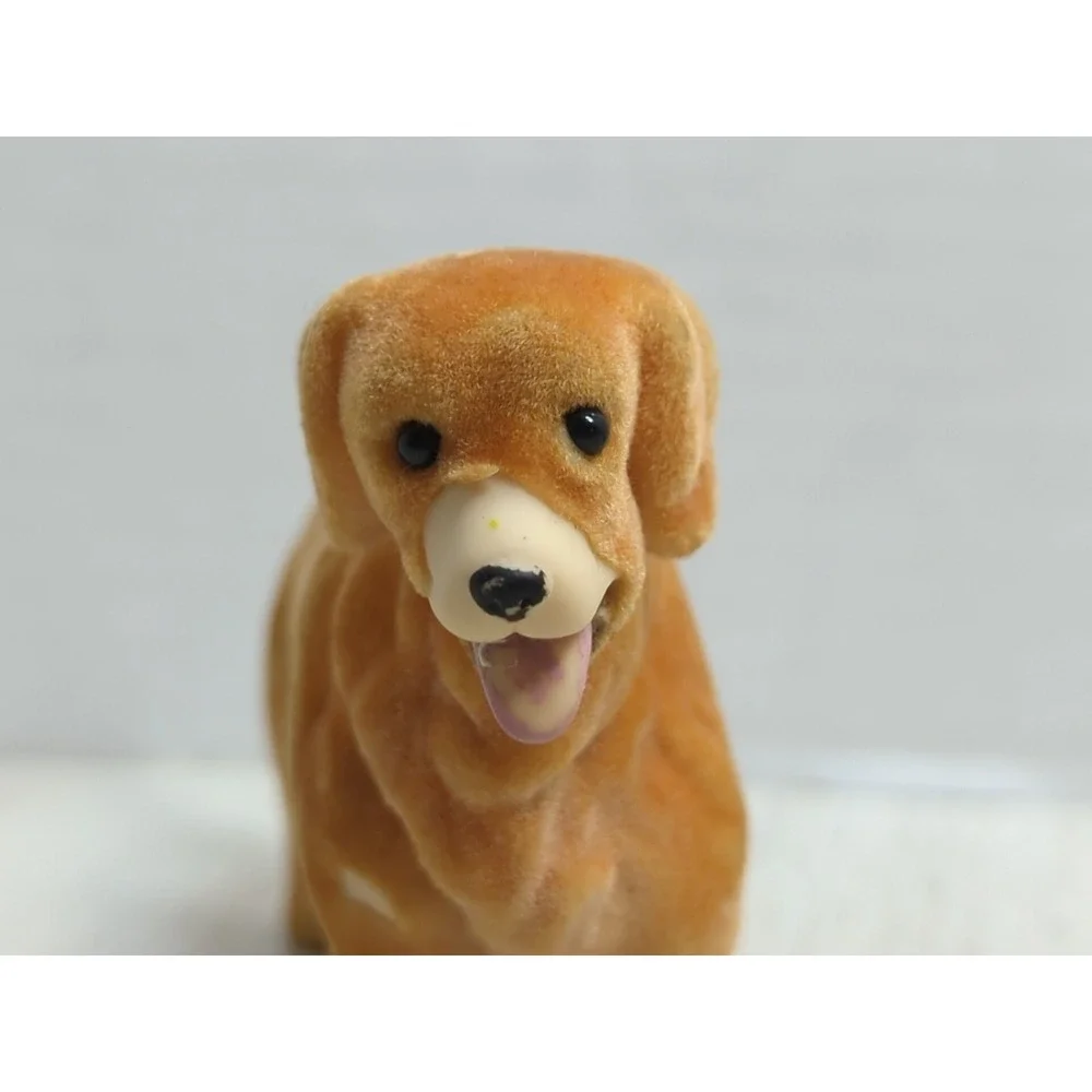 Barbie Doll Lovin Puppy Pet Golden Retriever Dog + Kennel puppy kitten bottle